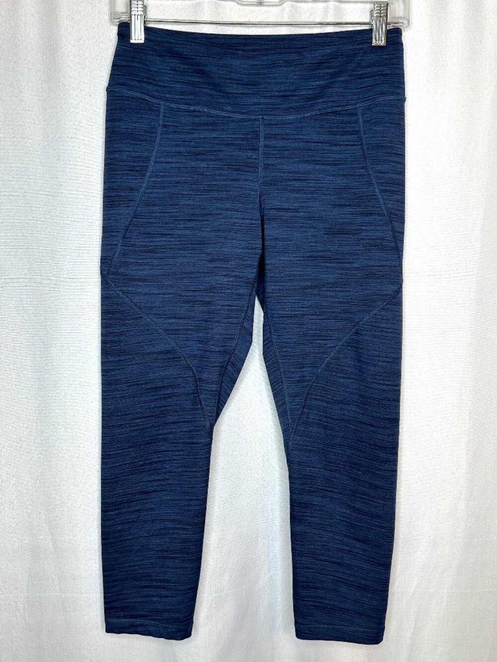 Patagonia Centered Cropped Athletic Tights Blue Space Dye MED Outdoor Athleisure